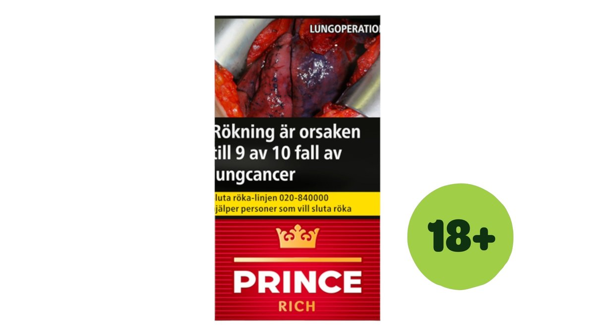 Prince Cigaretter Rich SP, 20-pack
