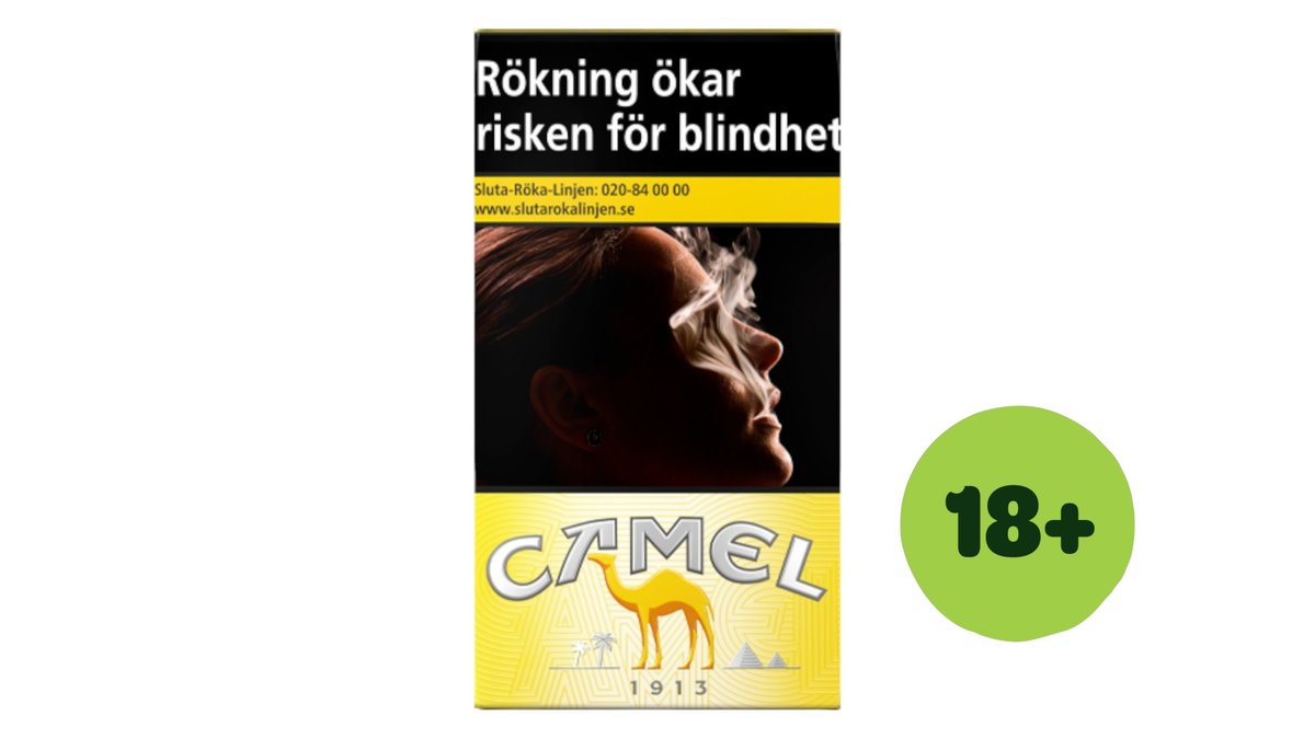 Camel Cigaretter Yellow, 20-pack