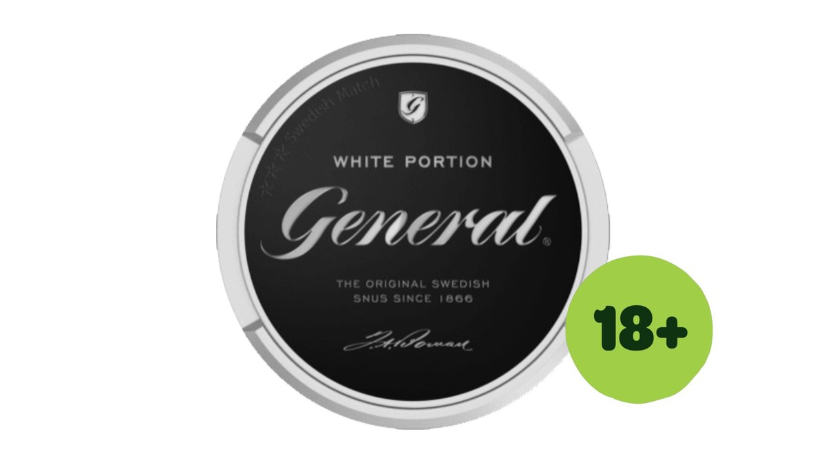 General Snus White Portion