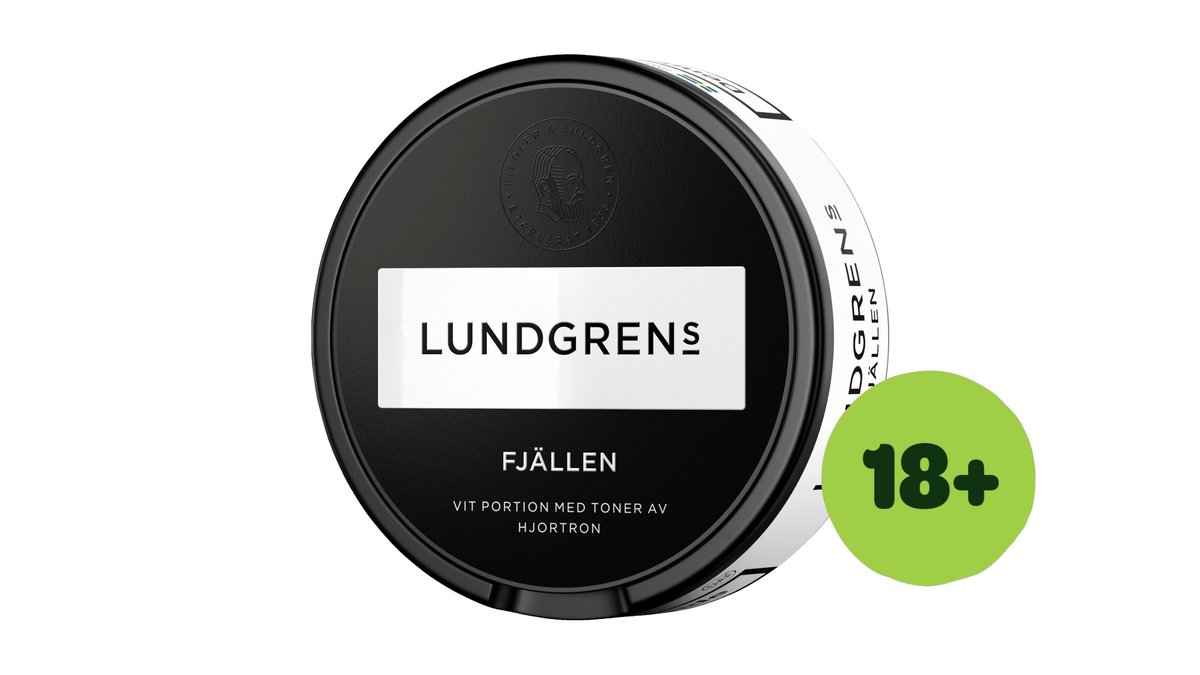 Lundgrens Snus Vit Portion Fjällen
