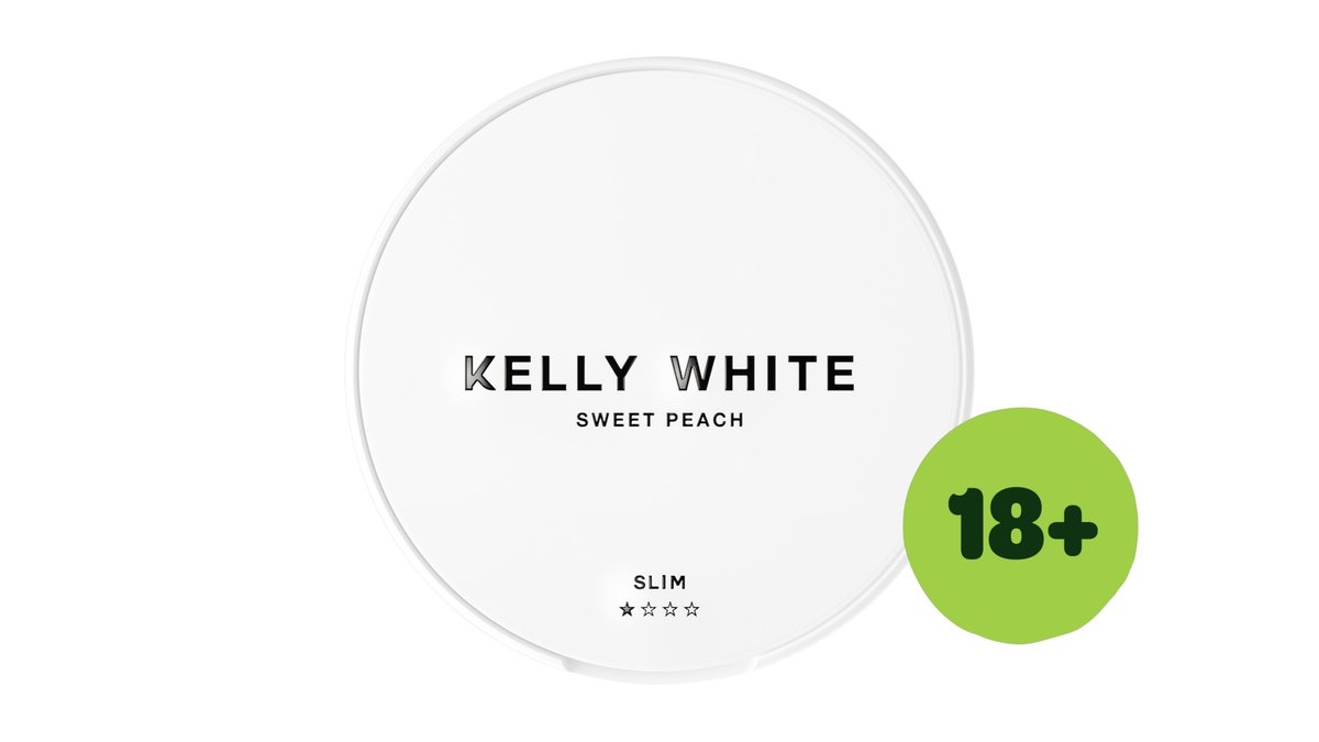 Kelly White Snus Sweet Peach 2/6