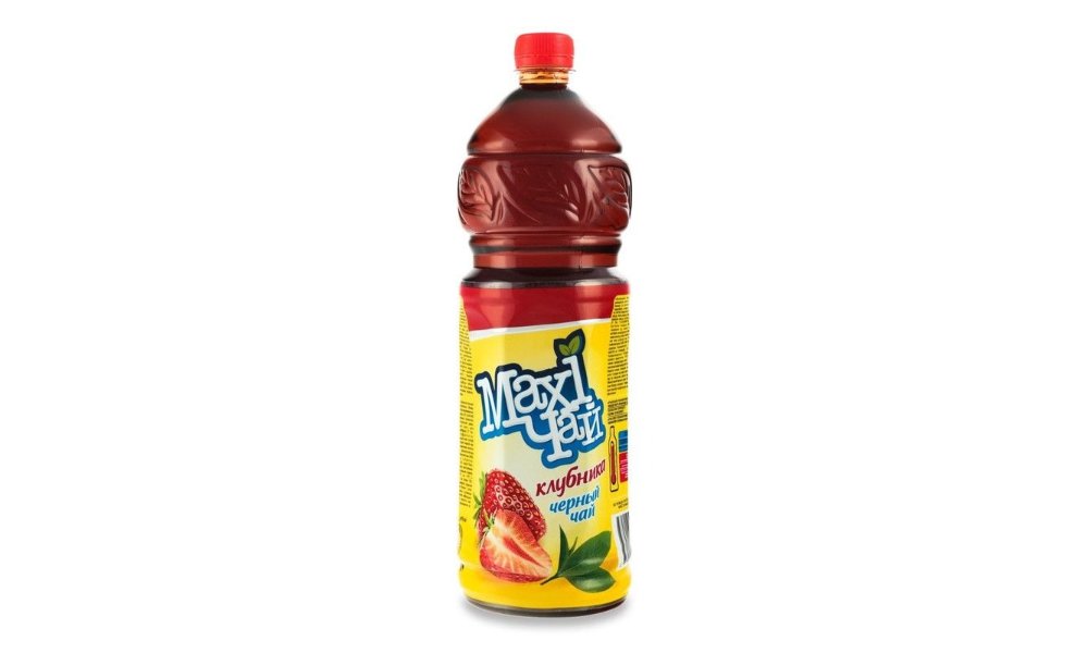 Напиток Maxi чай черный клубника 1.2 л
