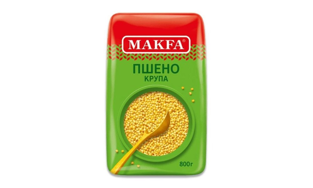 Крупа пшенная Makfa шлифованная 800 г