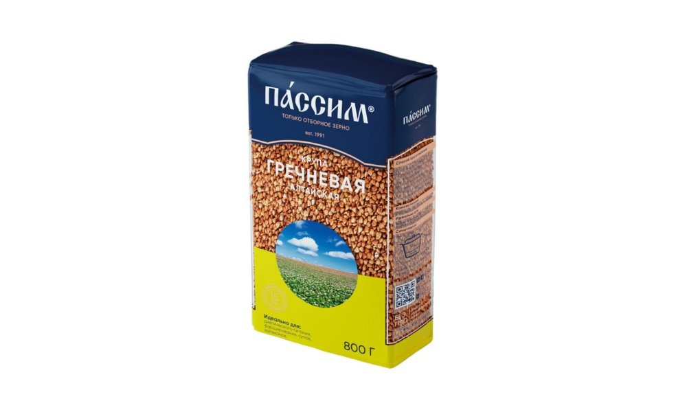 Крупа Пассим гречневая алтайская 800 г