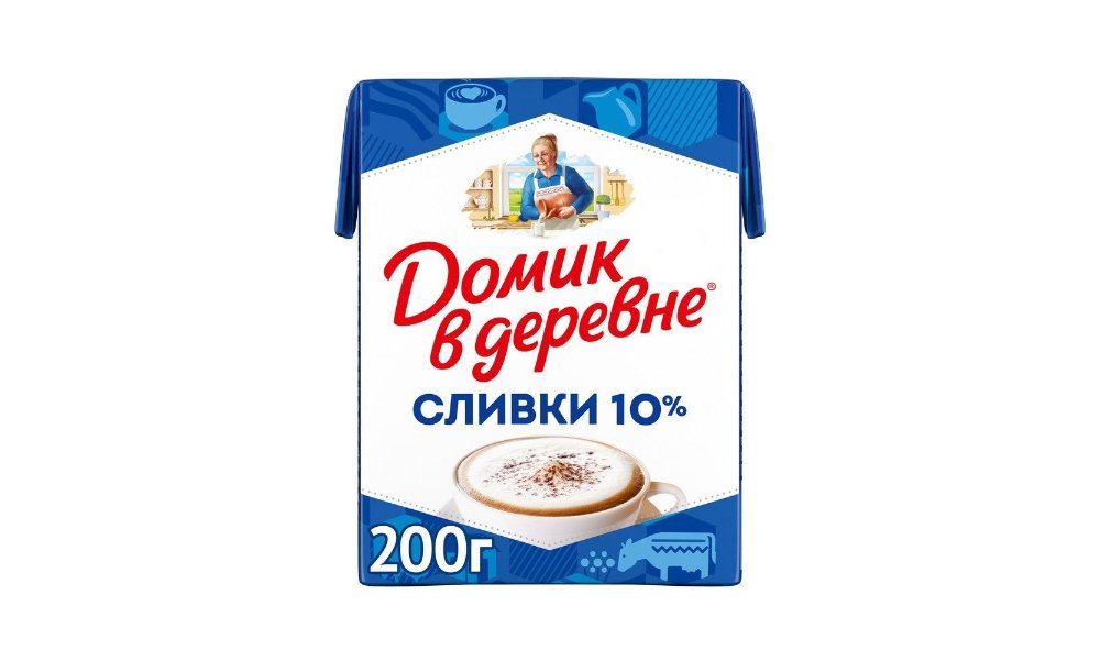 Сливки Домик в Деревне 10% 200 мл