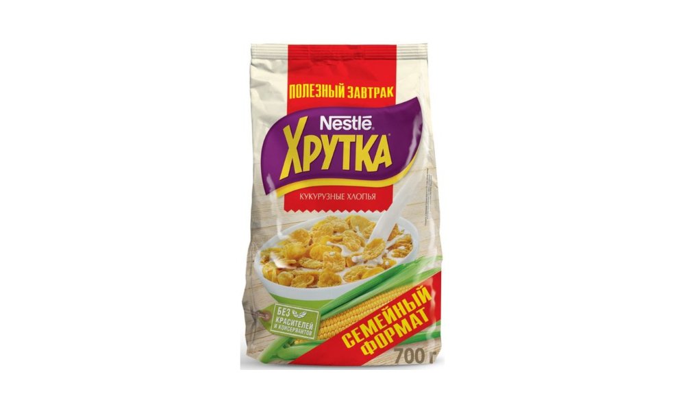 Сухой завтрак Nestle Хрутка семейный формат 700 г