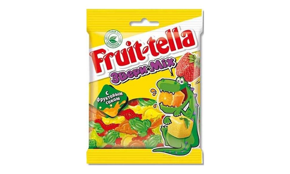 Мармелад Fruit-tella звери Mix, 70 г