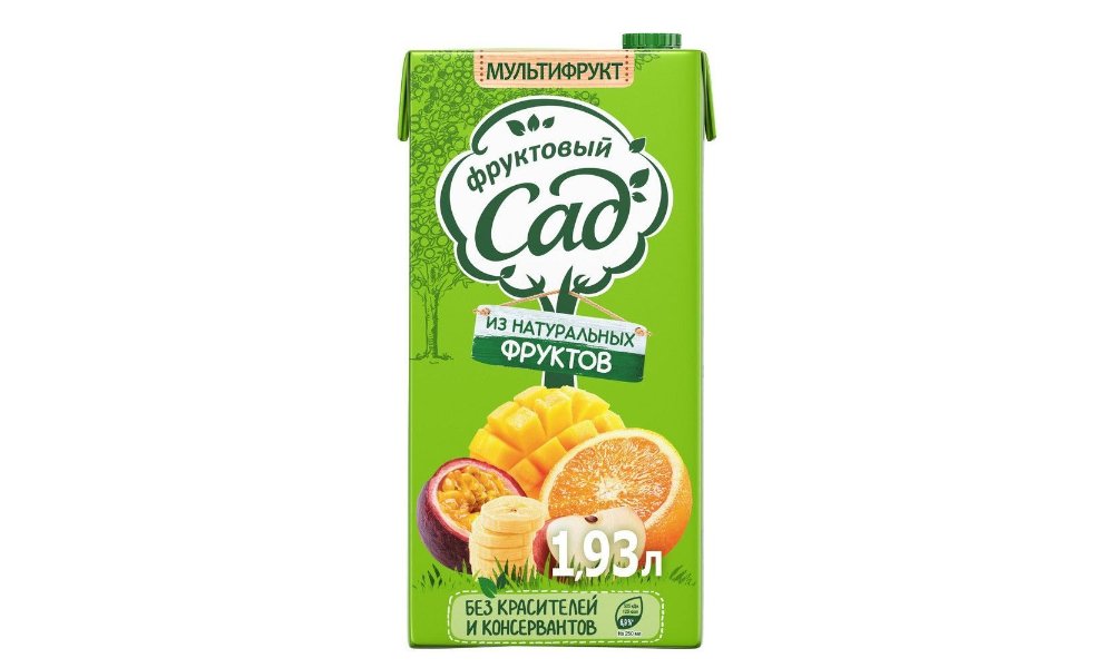 Нектар Фруктовый Сад из смеси фруктов 1.93 л
