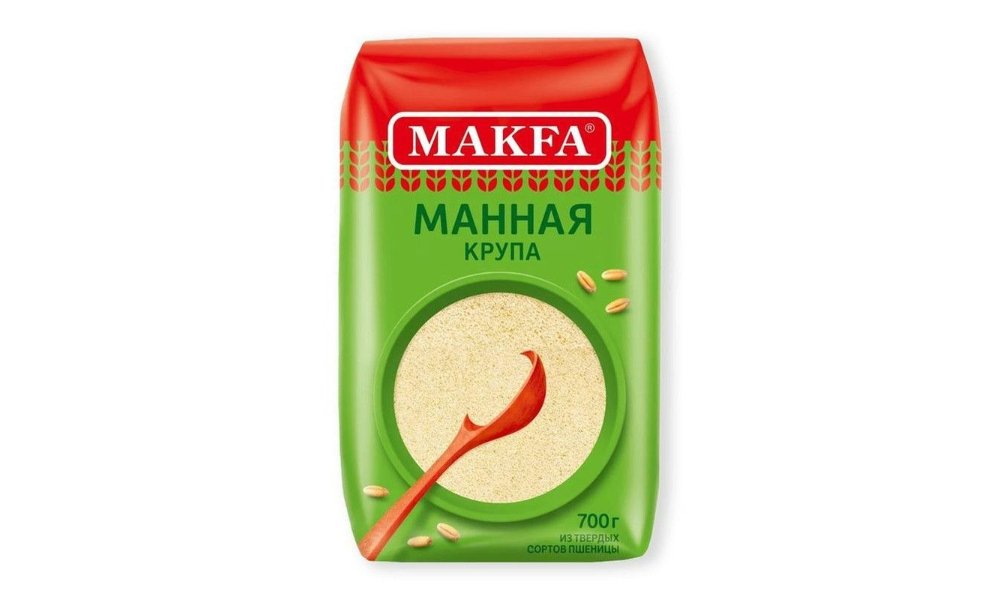 Крупа Makfa манная, 800 г