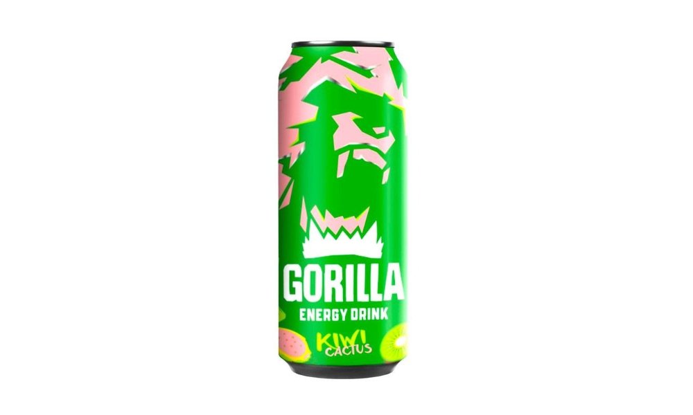 Напиток энергетический Gorilla kiwi cactus 0.45 л