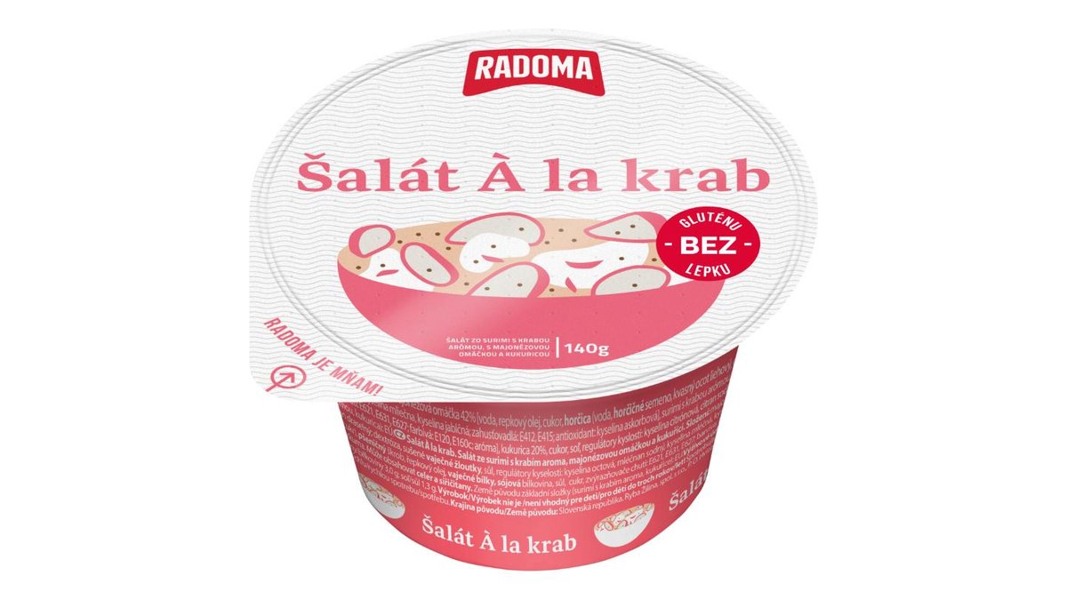 PRETO Radoma Šalát Á la krab 140 g