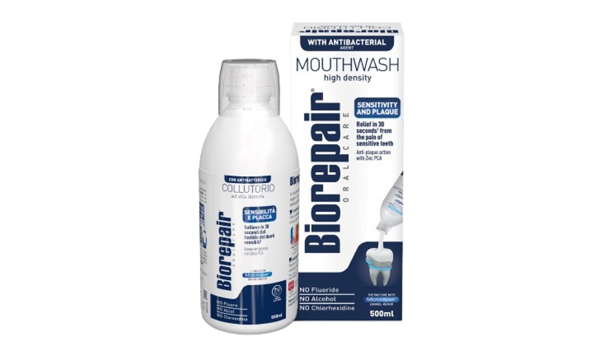 Biorepair Ústní voda 3v1 antibakteriální 500 ml