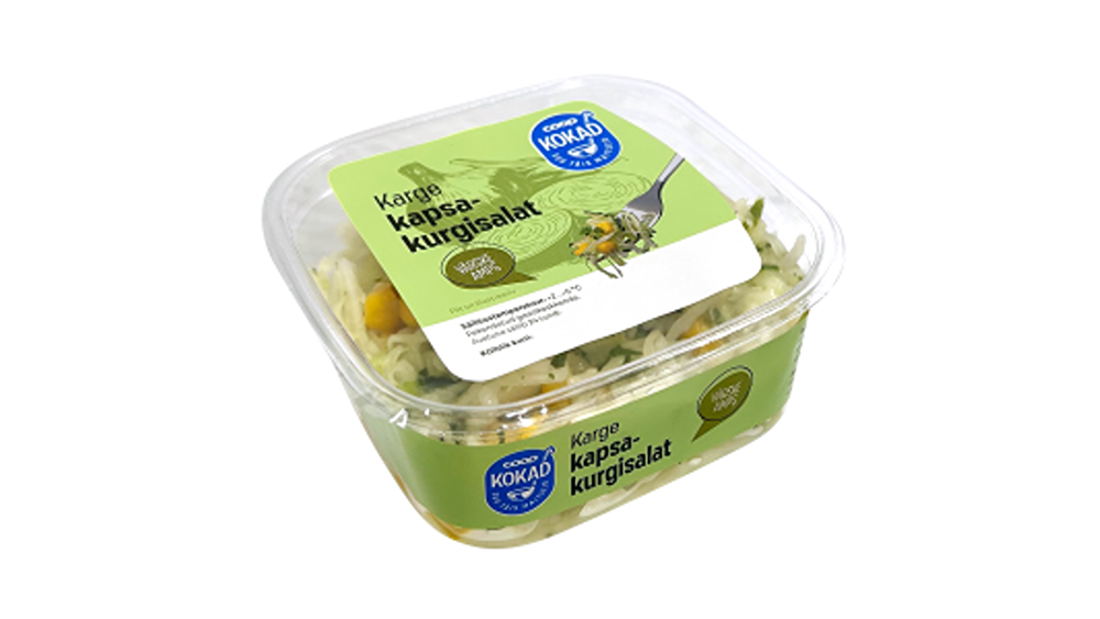 Coop Kokad kapsa-kurgisalat 200g