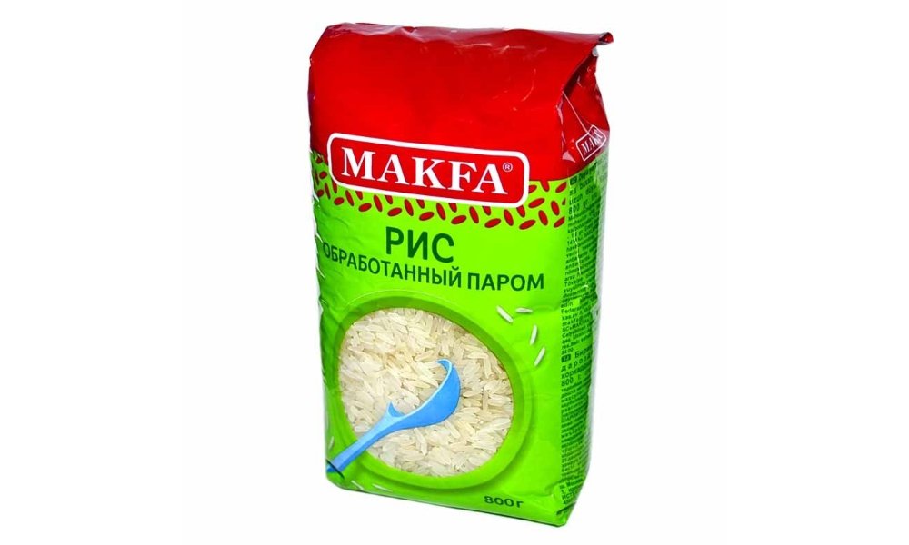 Рис Макфа длиннозерный обработанный паром 800 г