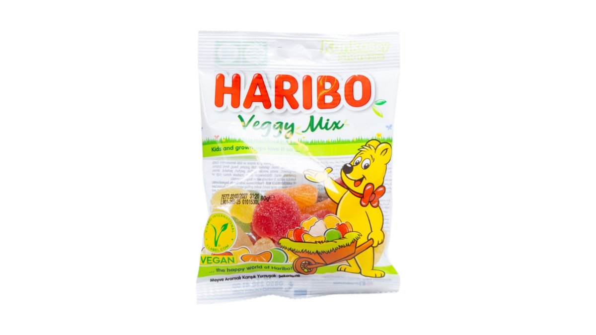 Haribo Veggy Mix 80g