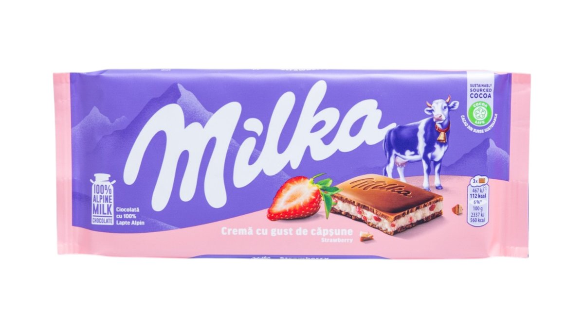 Milka Strawberry 100g