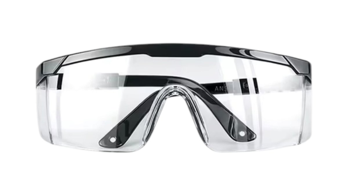 משקפי מגן שקופים לעבודה Safety Goggles | עדשה שקופה פנורמית 🥽 | טמבוריה בשפירא