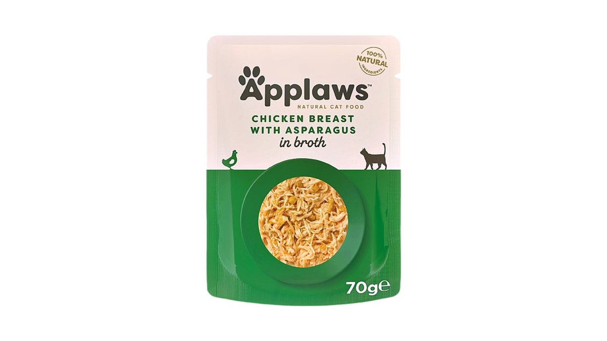 Applaws Chicken Breast With Asparagus in Broth 70gr