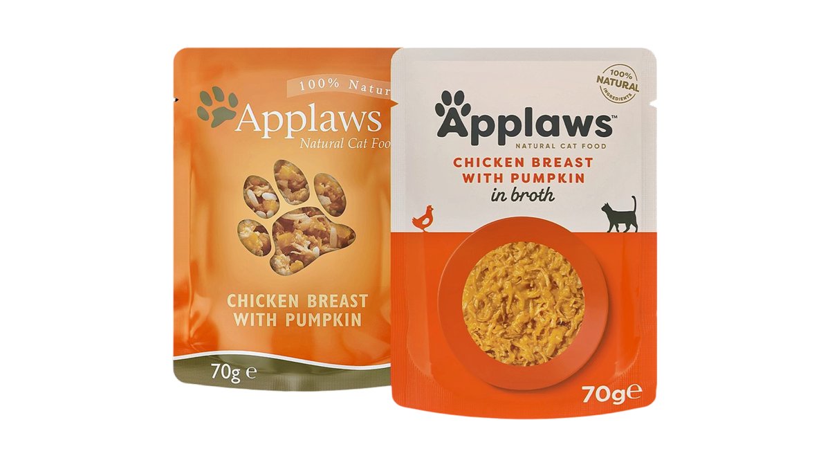 Applaws Chicken Breast With Pumpkin In Broth Pouch 70gr