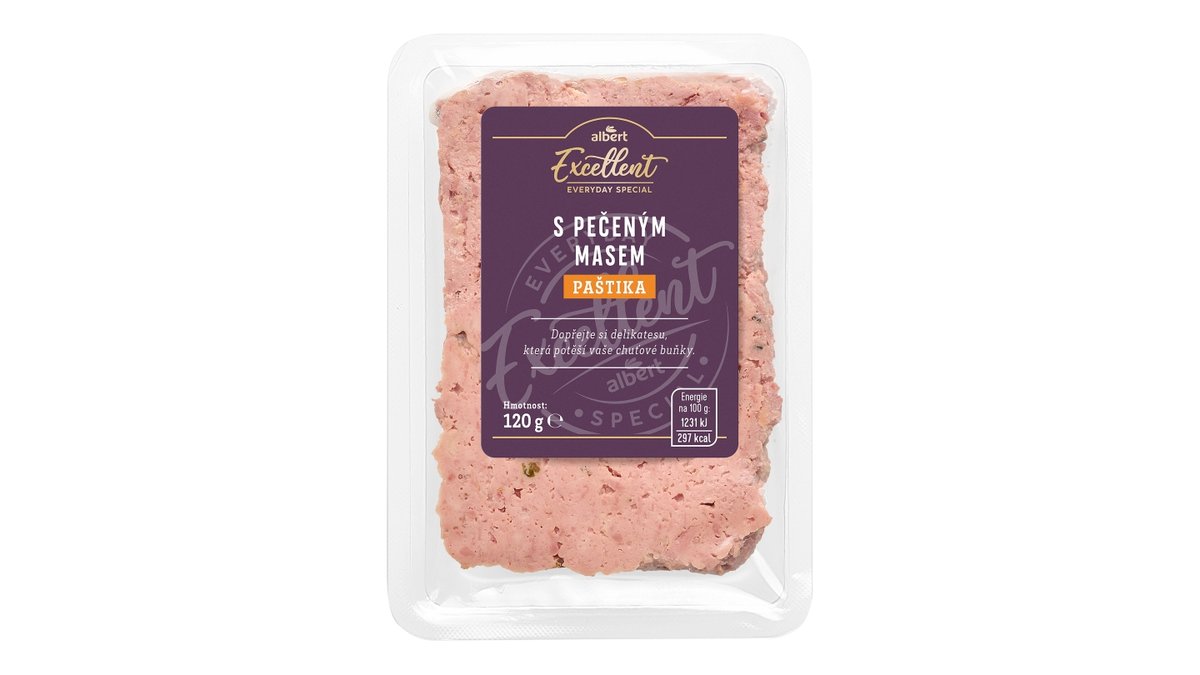 Albert Excellent paštika s pečeným masem
