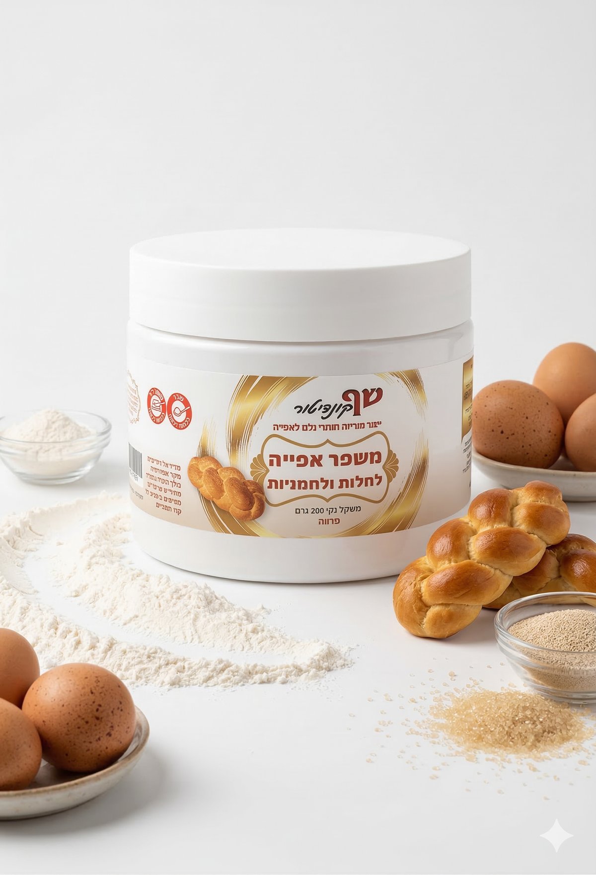משפר אפייה לחלות ולחמניות
