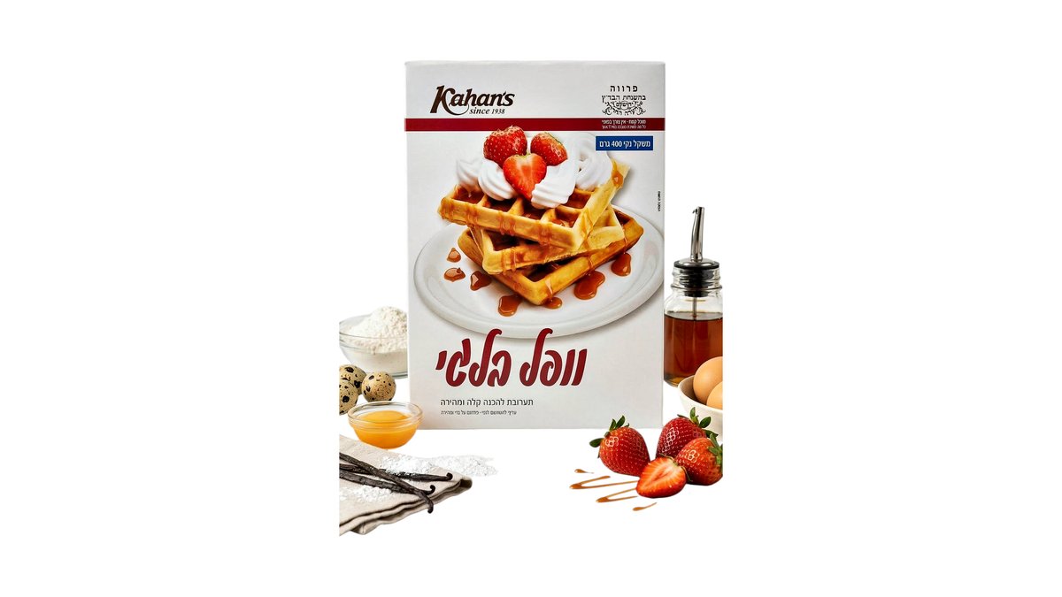 תערובת להכנת וופל בלגי
