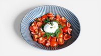 Objednať Burrata s búchanými paradajkami