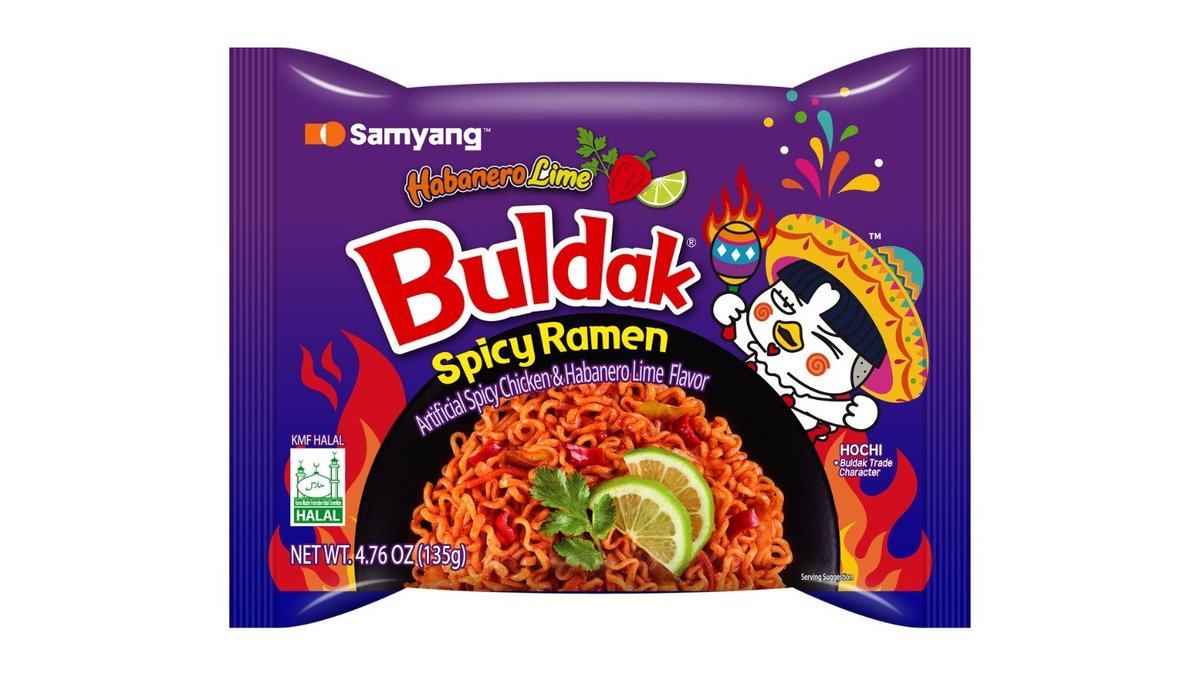 BULDAK RAMEN HABANERO LIME 135g