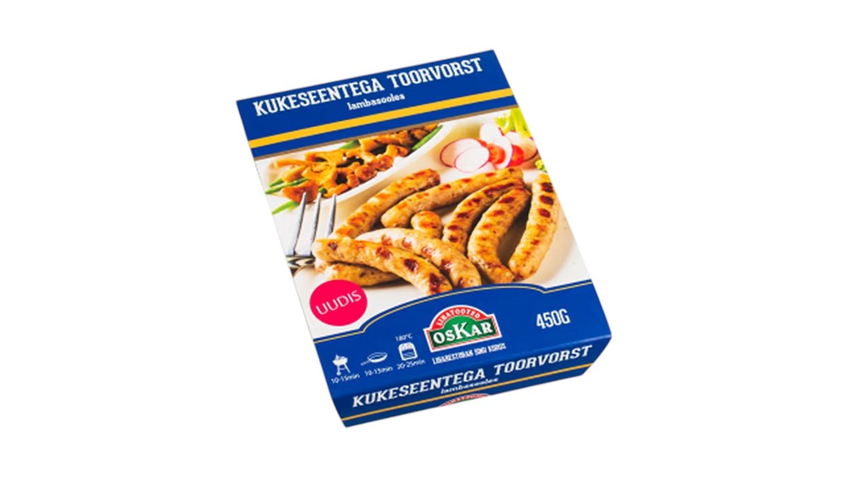 Toorvorstid kukeseentega OSKAR, 450g