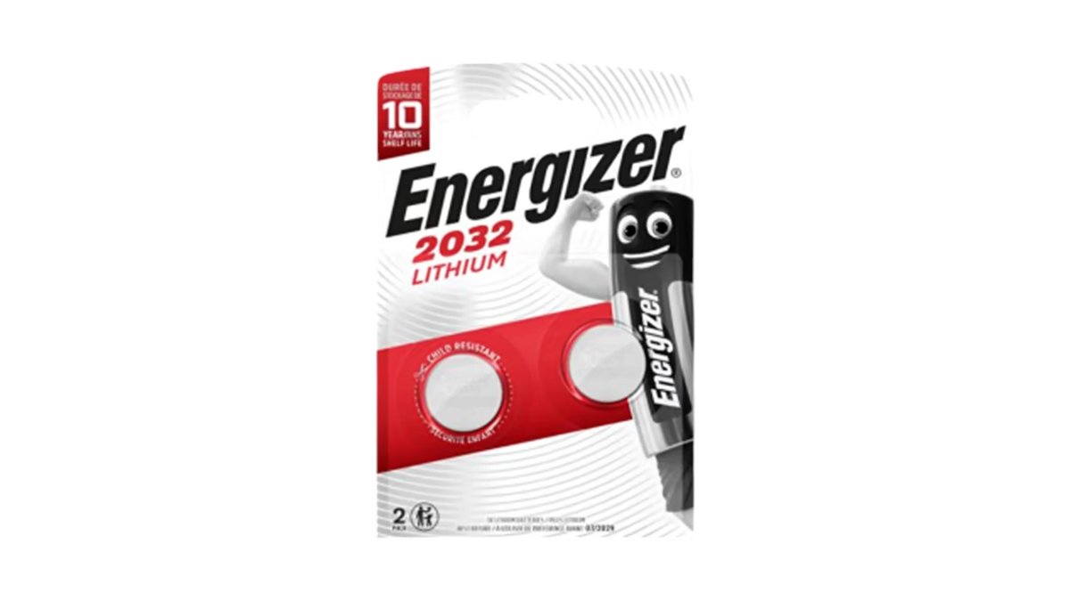 Patarei Energizer CR2032 3V liitium 2tk
