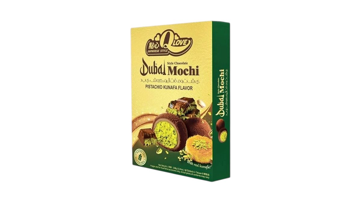 QLOVE DUBAI PISTACHIO MOCHI 168g