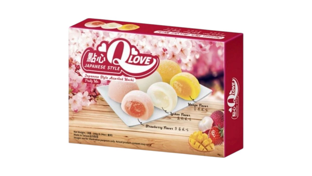 Q LOVE MOCHI FRUITY MIX 180g