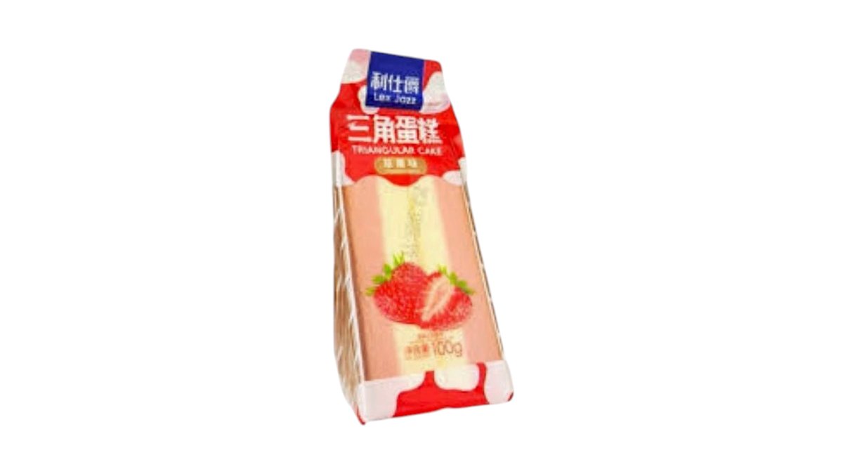 JAPANESE TRIANGLE STRAWBERRY CAKE 100g