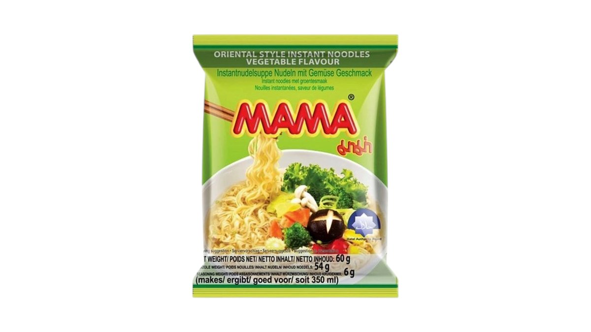 MAMA NOODLES VEGETABLE FLAVOUR  60g