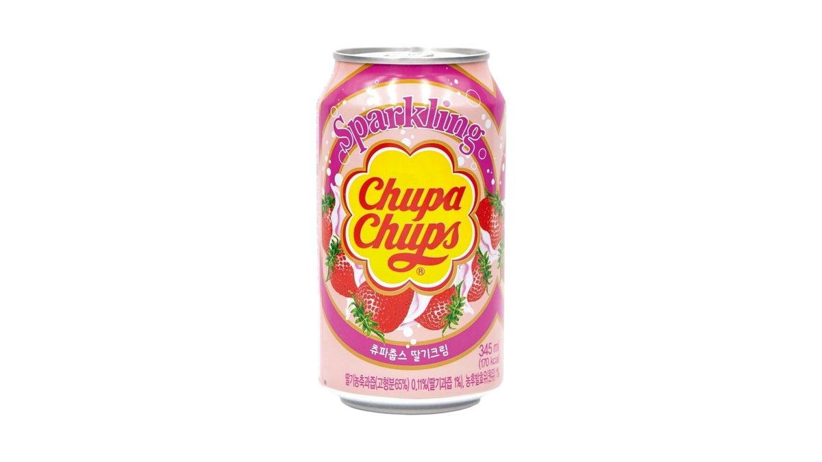 CHUPA CHUPS DRINK STRAWBERRY AND CREAM 345ml