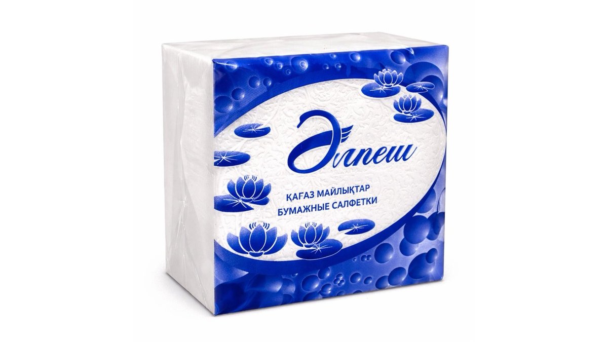 Салфетка Әлпеш белая тонированная 60л