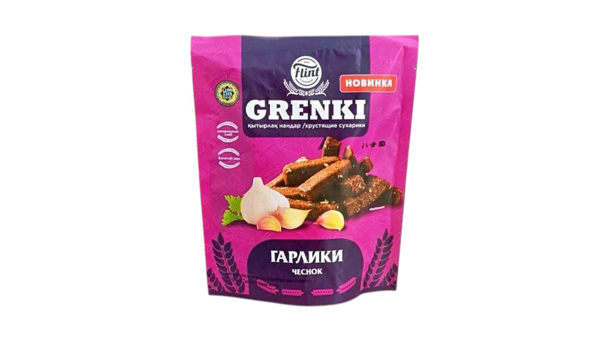 Гренки FLINT Гарлики Ржаные Чеснок 90г