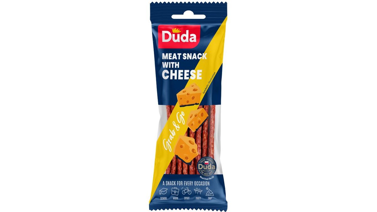 Duda Meat Snack Cheese kuivattu kabanossi 95g