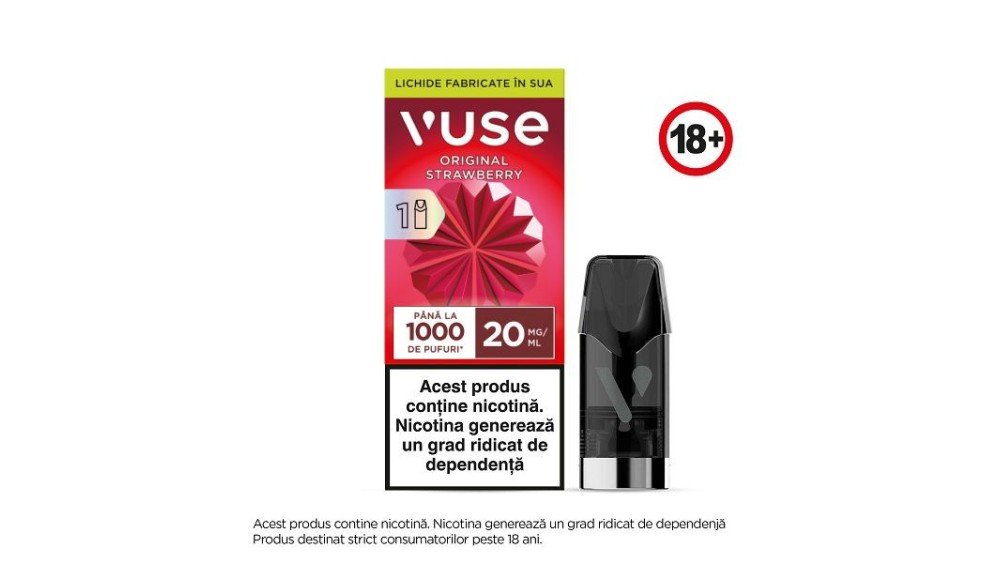 capsula VUSE 20mg Original Strawberry | Fumeaza OK Victoriei | Wolt