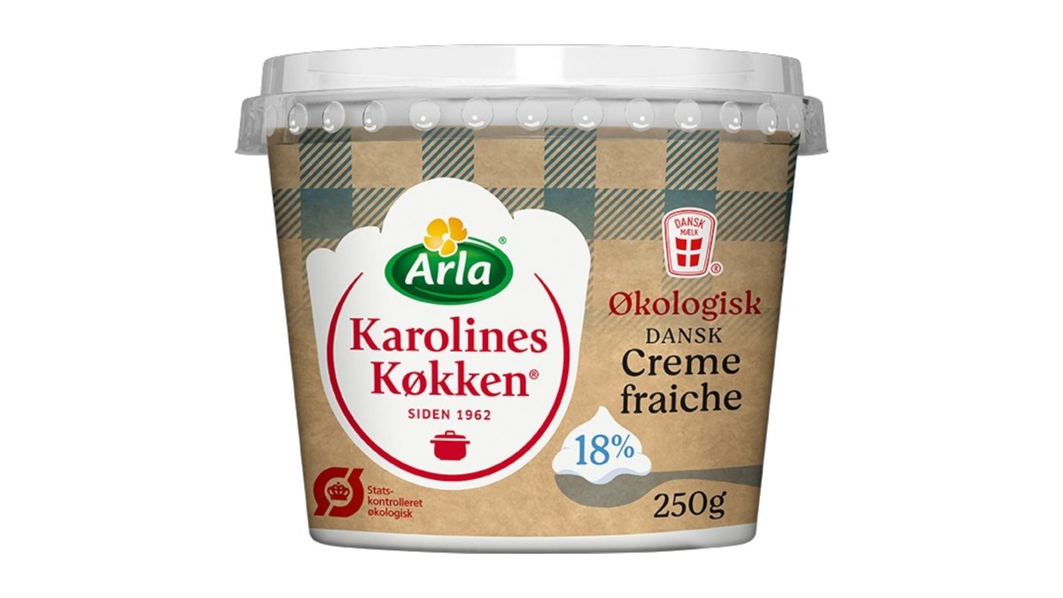 Creme fraiche 18% øko. Arla Karolines Køkken