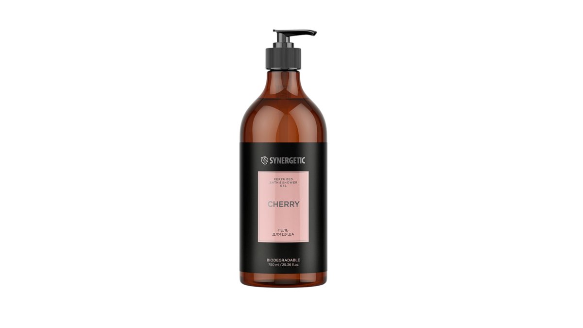 Гель SYNERGETIC Для душа Cherry 750мл п/у