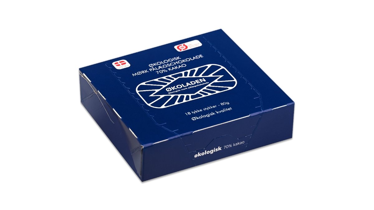 Økoladen mørk pålægschoko øko 120 g