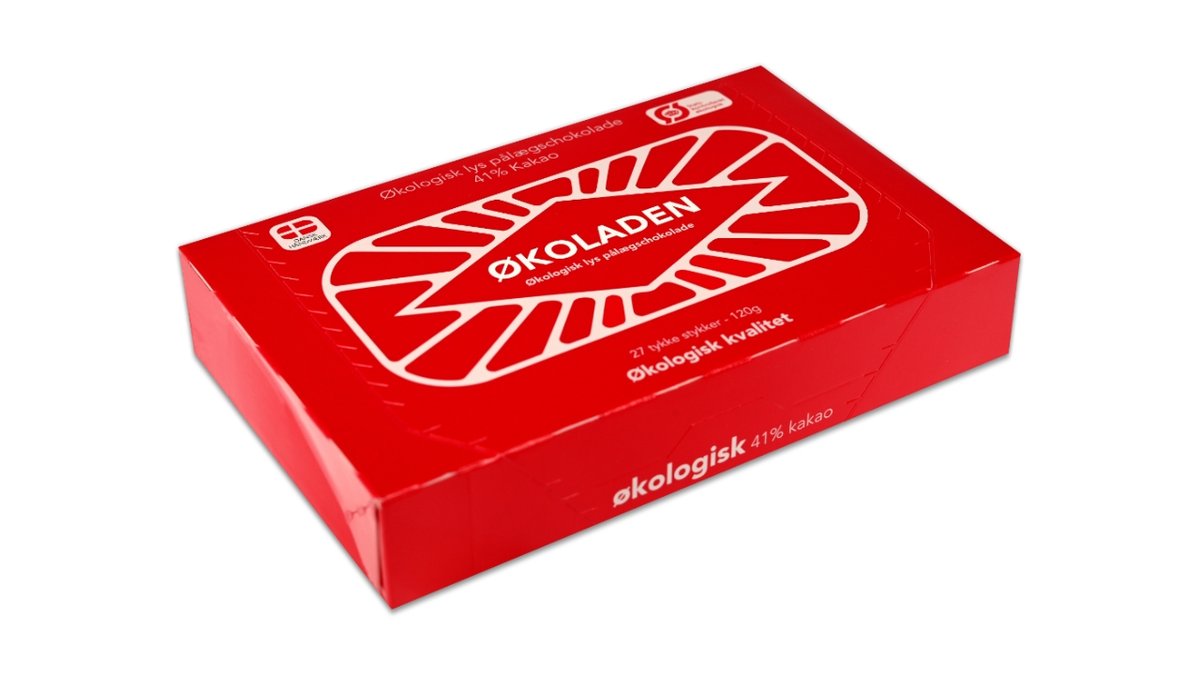 Økoladen lys pålægschoko øko 120 g