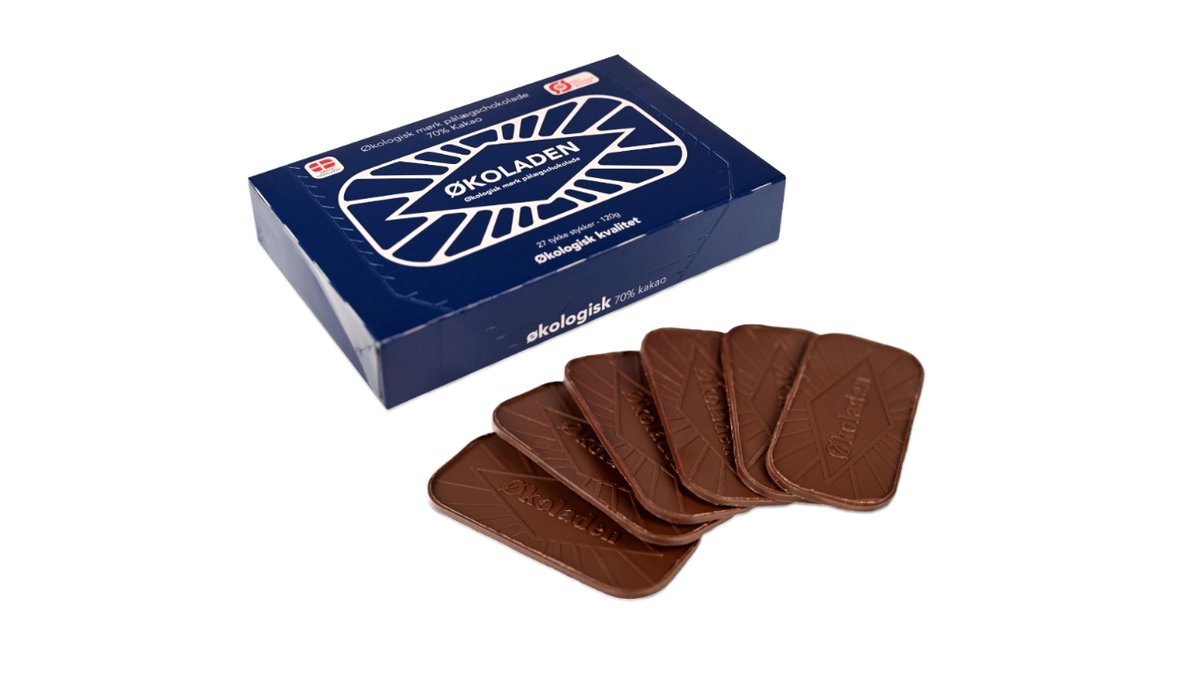 Økoladen mørk pålægschoko øko 120 g
