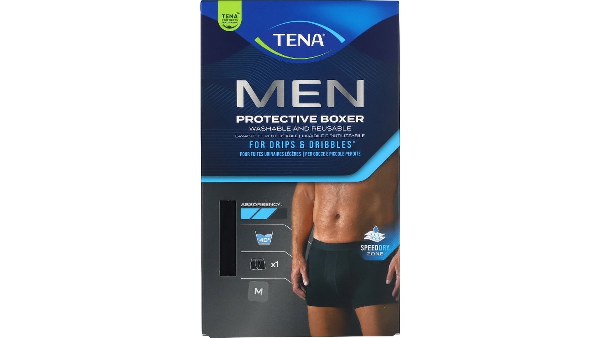 Tena Men prot boxer black M 1 stk.