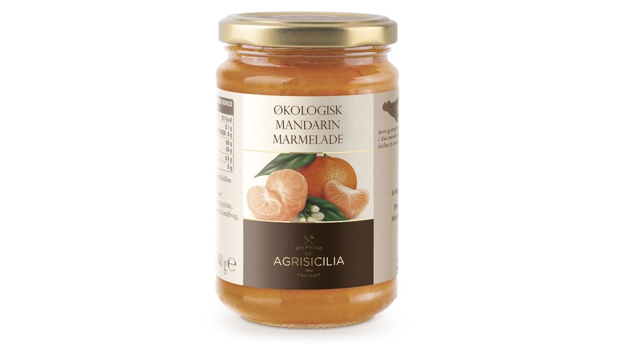 Mandarinmarmelade øko 340 g