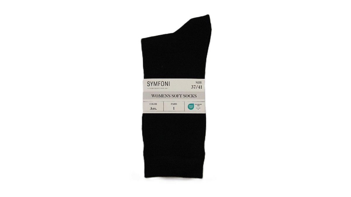 Dame soft socks 37/41 1 stk.
