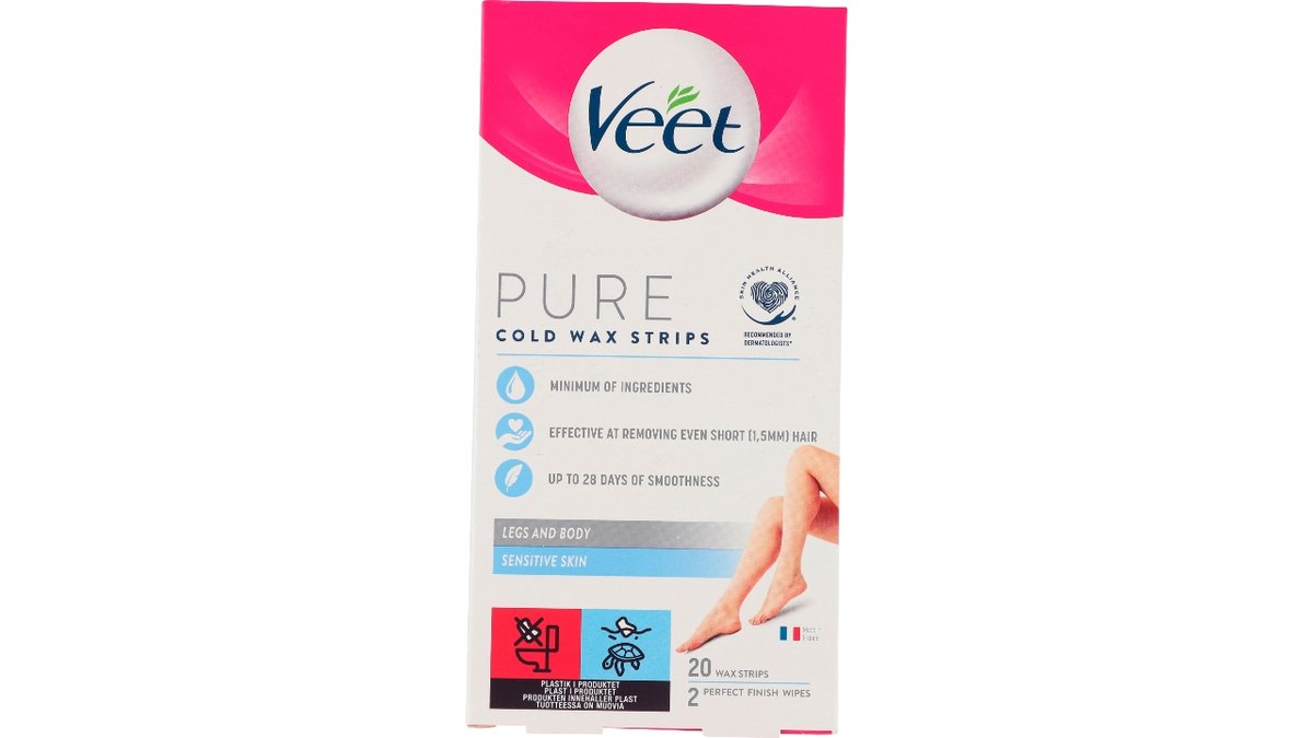 Veet Pure Wax Strips Legs