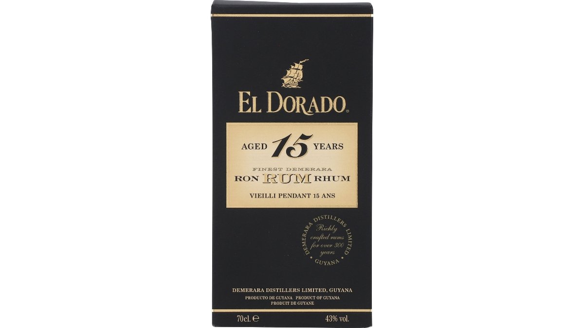 El Dorado 15yo rom 700 ml