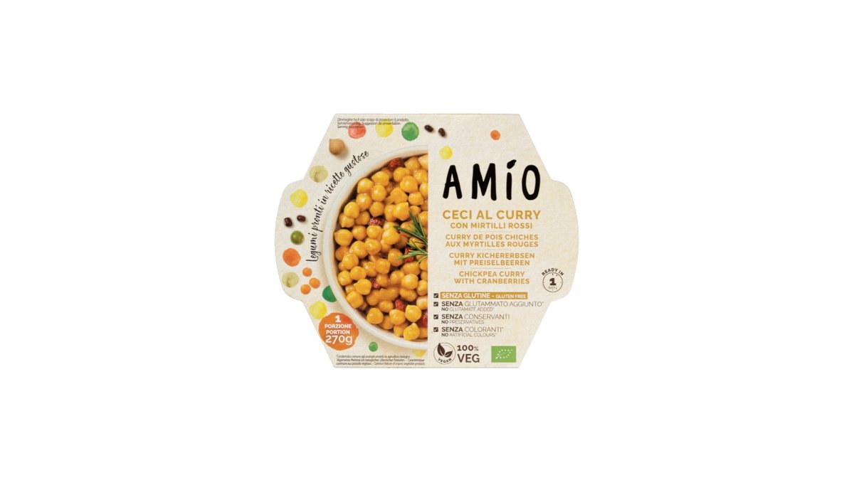 Kikærter/tranebær i karry øko 400 g